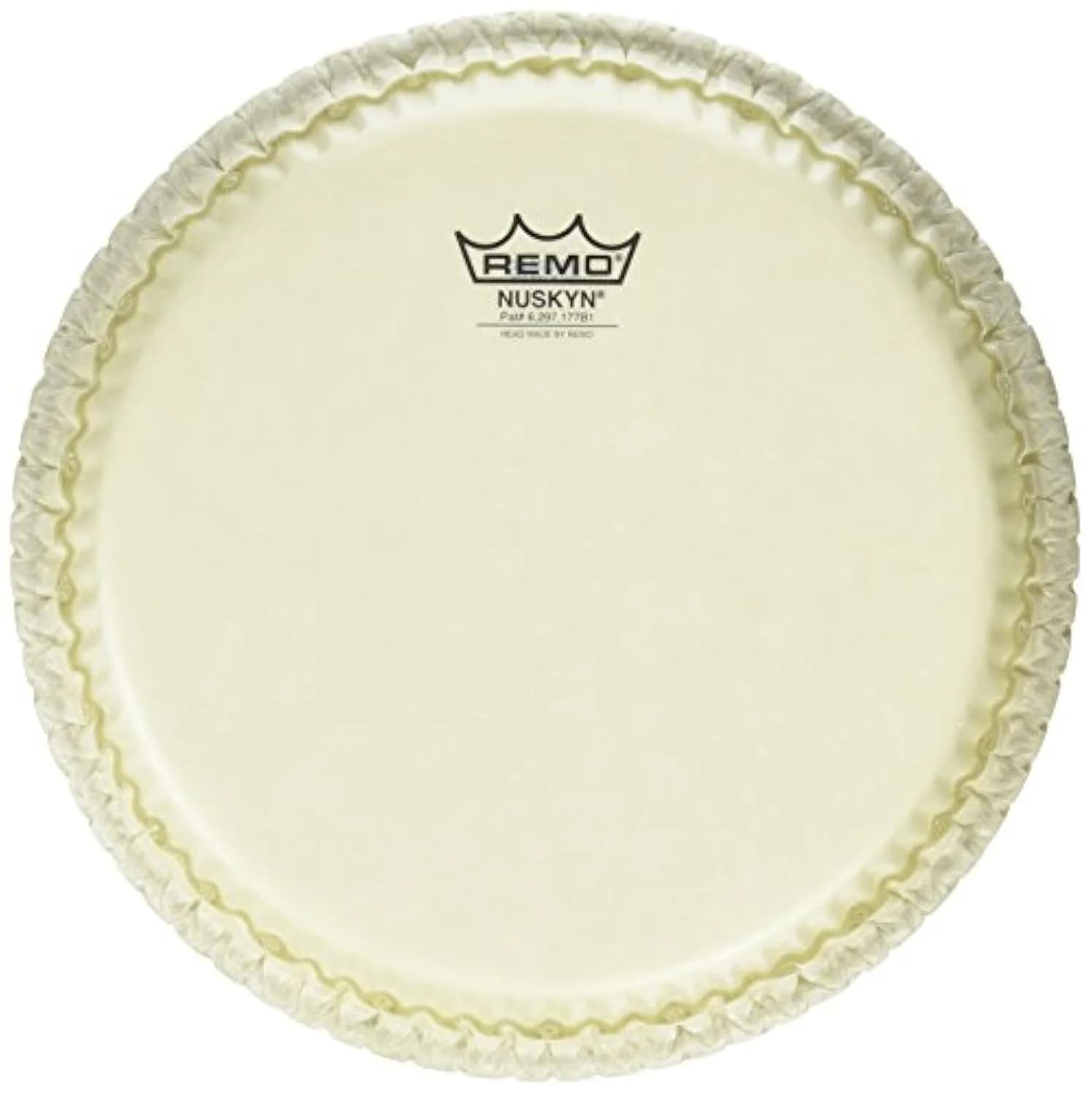 Remo Conga Drumhead, S-Series Tucked, 10" | Warm, Balanced Bass & Mid Tones — Ivory