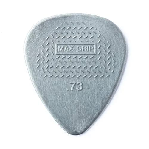 Jim Dunlop Max-Grip Nylon Standard Guitar Picks .73mm (12-Pack, Gray) | Grips for Speed & Strumming thumbnail 1