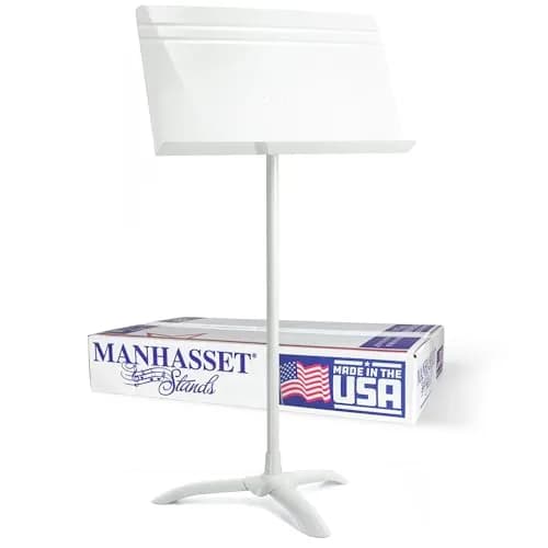Manhasset Model 48 Symphony Music Stand for Sheet Music | Durable Aluminum, Adjustable Height, Vibrant Colors thumbnail 1