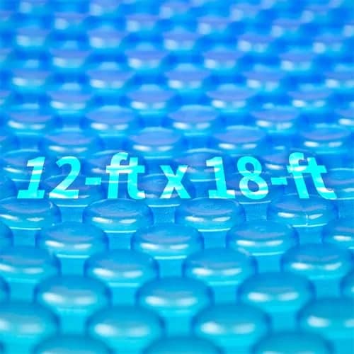 Blue Wave 12x18-ft Oval Solar Pool Cover 8-Mil Blue | Heat Retention & Evaporation Reduction thumbnail 1