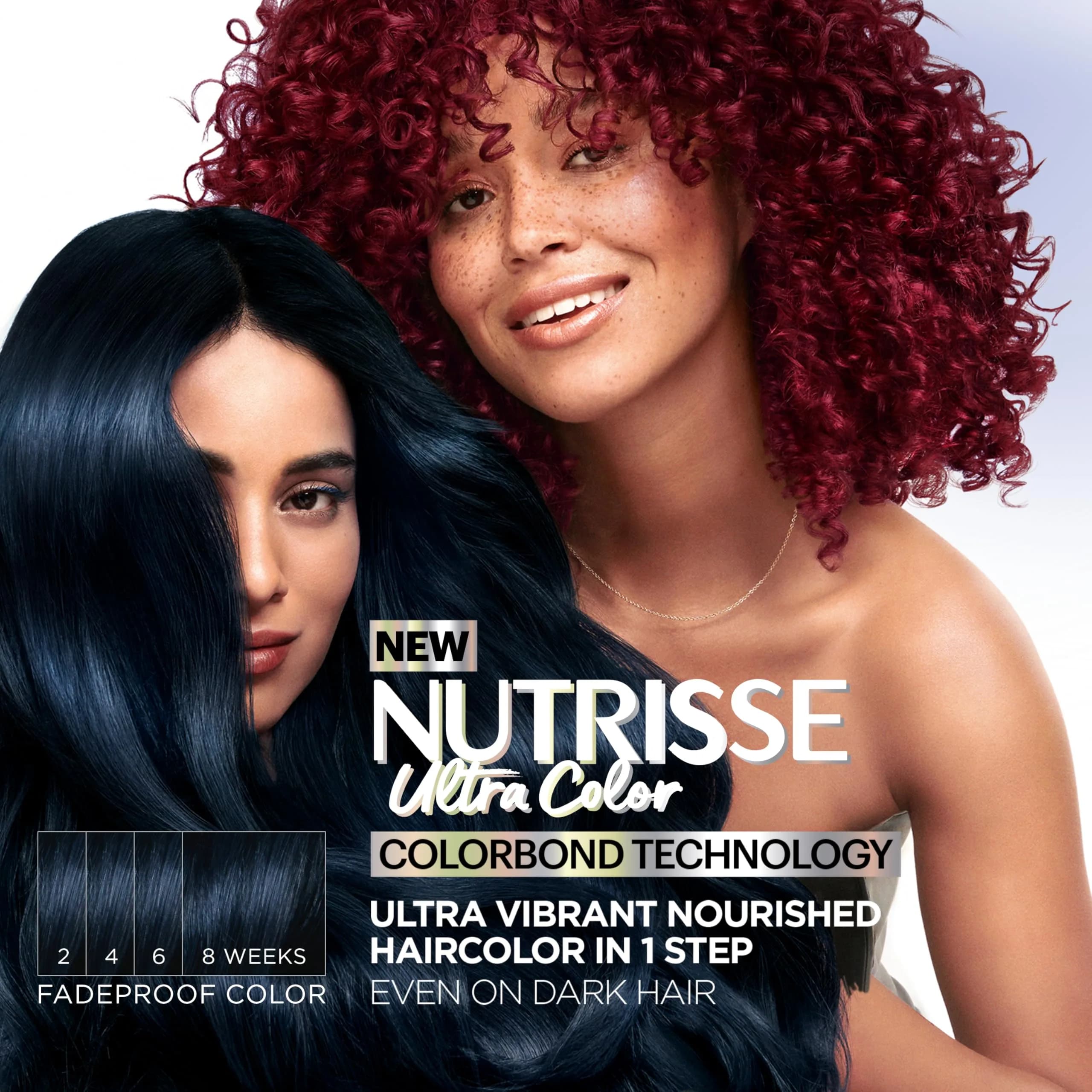 Garnier Nutrisse Ultra Color R2 Medium Intense Auburn Hair Dye | Permanent, Vegan & Cruelty-Free - view 2