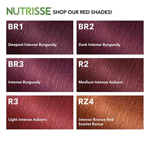 Garnier Nutrisse Ultra Color R3 Light Intense Auburn Hair Color Creme | Permanent Nourishing Formula thumbnail 5