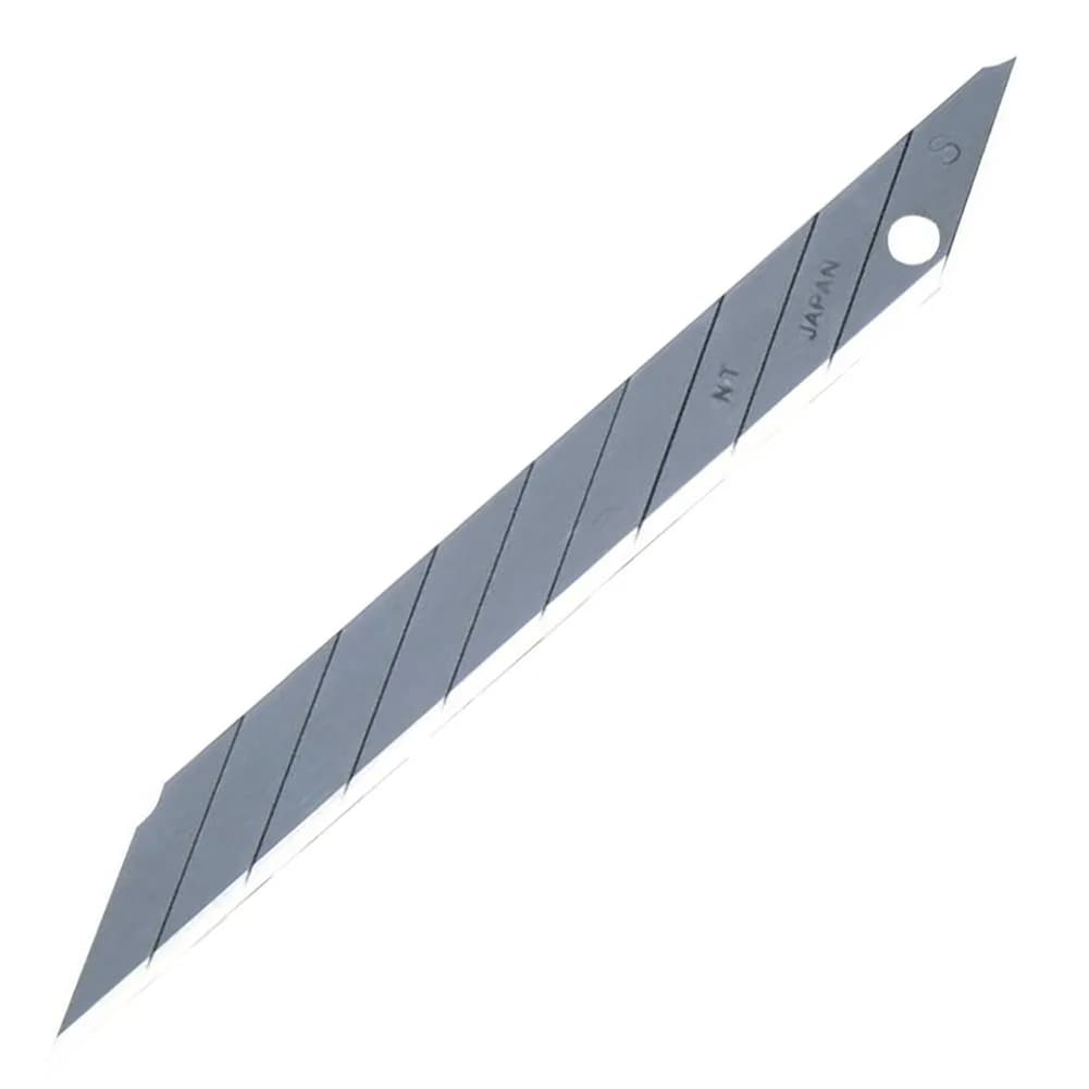 NT Cutter 9mm Snap-Off Blades | Precision Carbon Steel Blades for Vinyl, Leather & Sign Making — Black