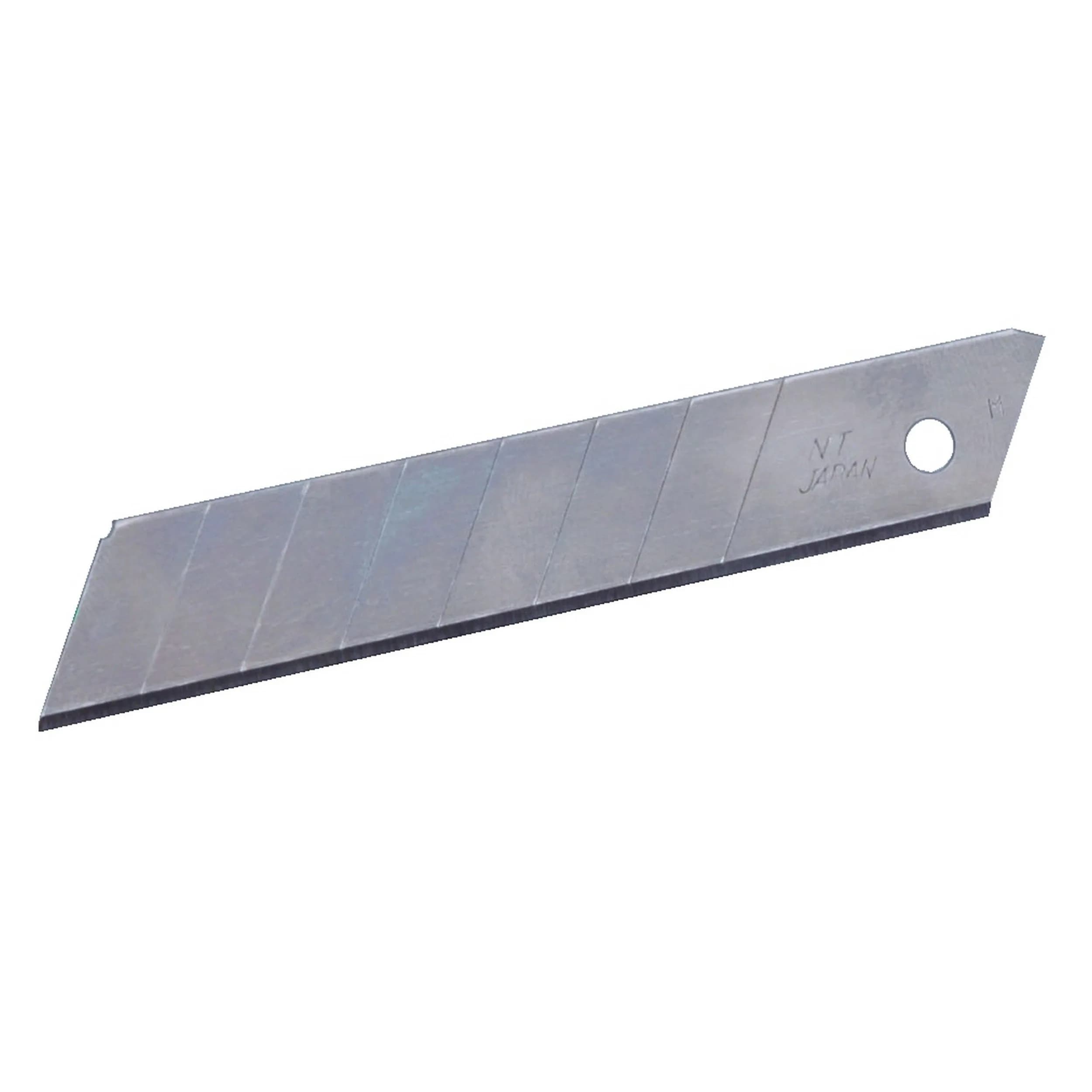 NT Cutter 18mm Heavy-Duty Snap-Off Blades | High-Quality Carbon Steel, 6-Pack (58°)