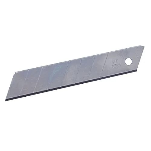 NT Cutter 18mm Heavy-Duty Snap-Off Blades | High-Quality Carbon Steel, 6-Pack (58°) thumbnail 1