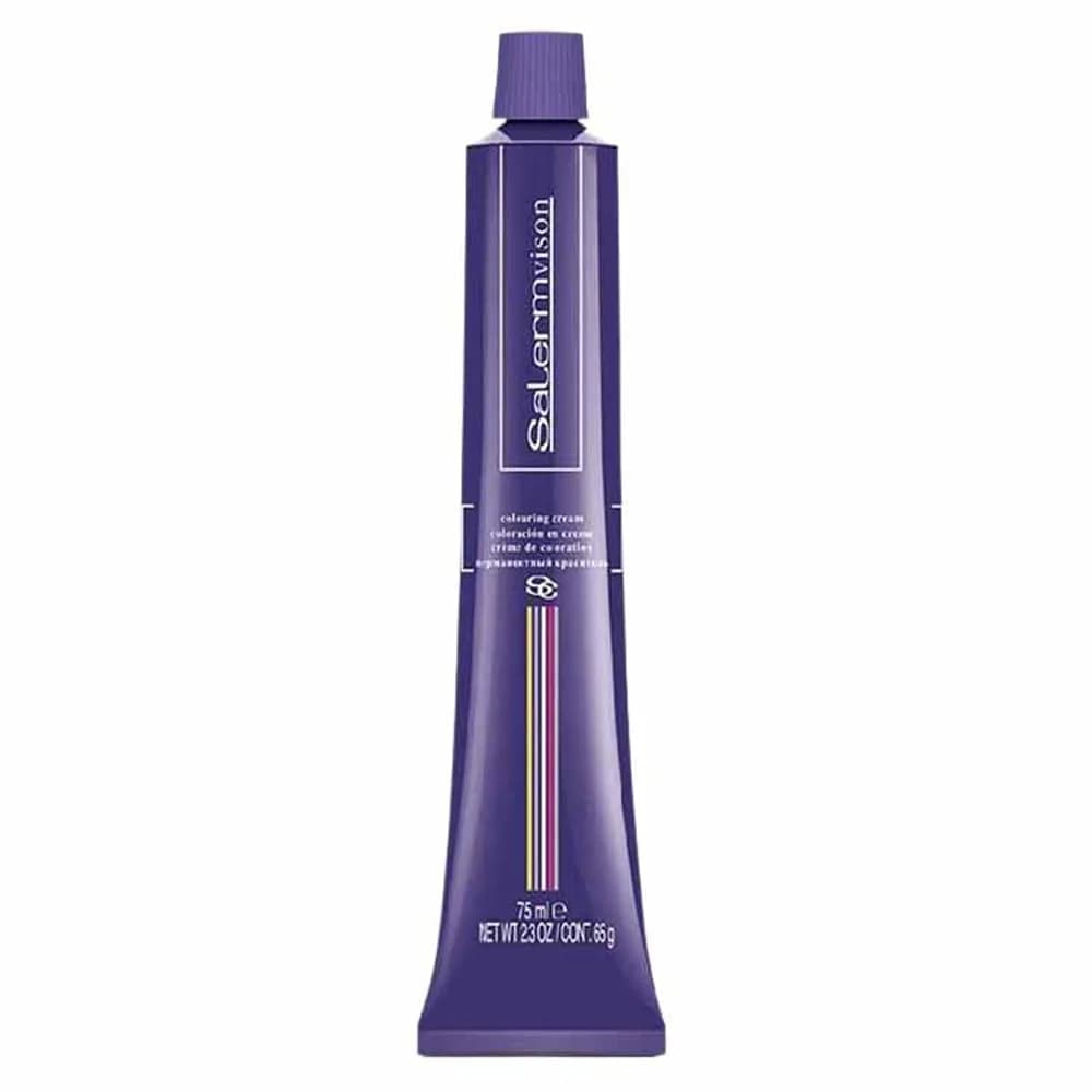 Salermvison Hair Coloring Cream #7.13 Iridescent Blonde 2.3 Ounce | Long-lasting, vibrant blonde with grey coverage - main product image