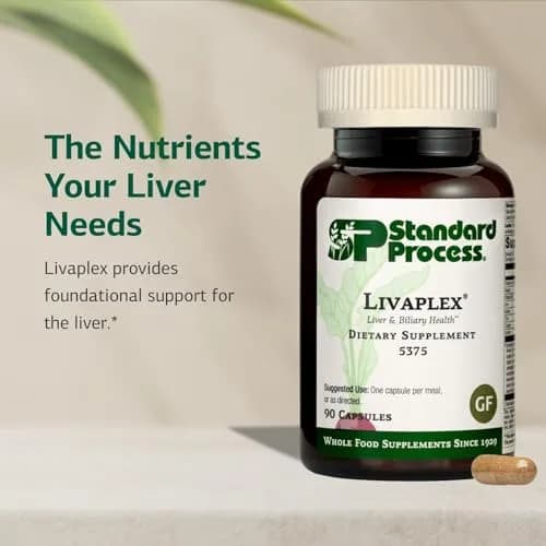 Standard Process Livaplex Liver Health Support Supplement 90 Capsules | Supports Digestion & Elimination thumbnail 3