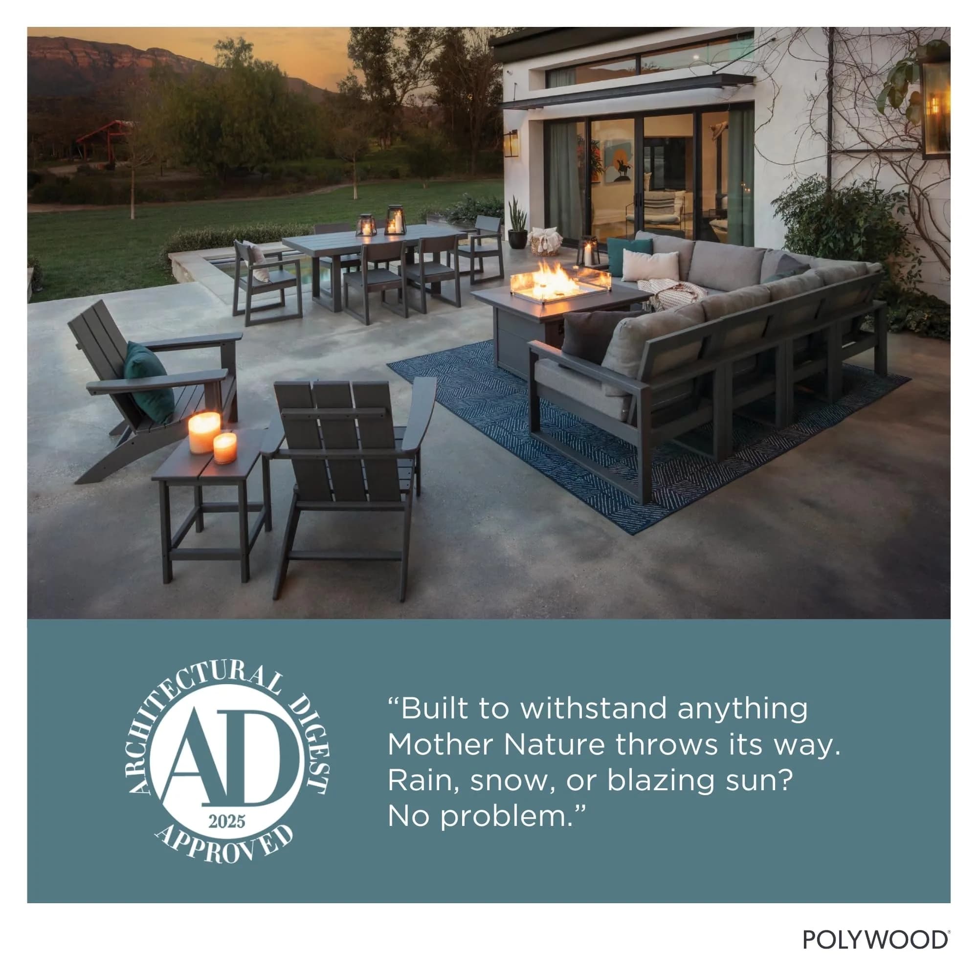 Polywood Presidential Rocking Chair in Black | Durable HDPE Outdoor Furniture (70-120 chars) thumbnail 9