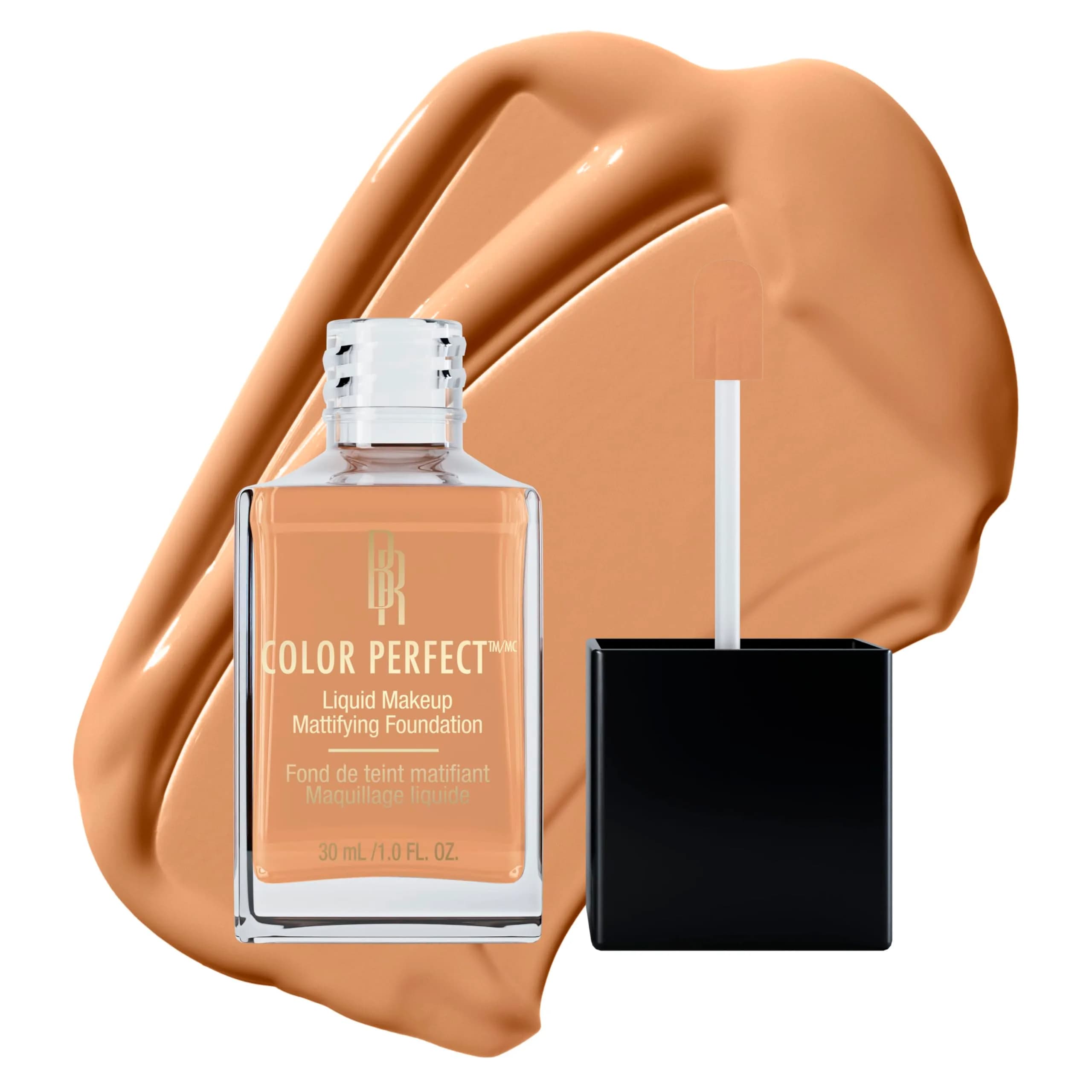 Black Radiance Color Perfect Liquid Foundation Makeup Butter Scotch 29.57ml (1 Fl Oz) | Full Coverage for All Skin Tones — Butter Scotch