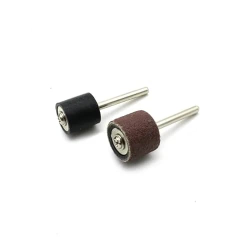 TEMO 100-Piece 1/2" Grit 120 Medium Sand Drum Set with 2 Mandrels | For Dremel Rotary Tools thumbnail 2