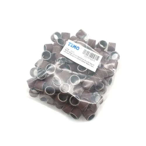 TEMO 100-Piece 1/2" Grit 120 Medium Sand Drum Set with 2 Mandrels | For Dremel Rotary Tools thumbnail 3