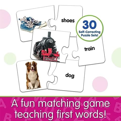 The Learning Journey Match It! First Words 30-Piece Puzzle Set | Educational Sight Words for Kids Ages 3+ thumbnail 2