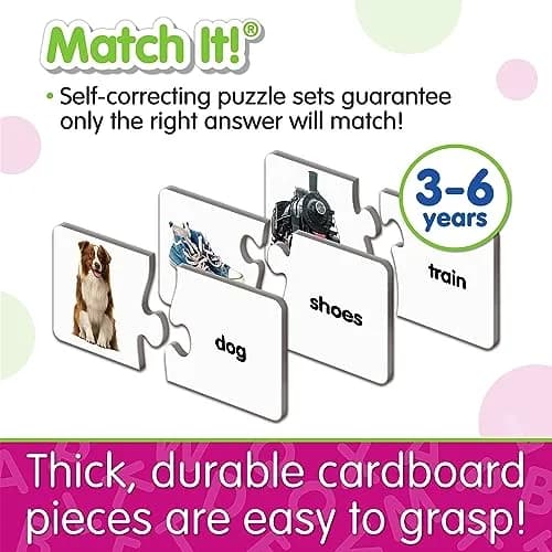 The Learning Journey Match It! First Words 30-Piece Puzzle Set | Educational Sight Words for Kids Ages 3+ thumbnail 3