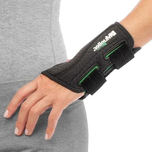 Mueller Green Fitted Wrist Brace, Left, LG/XL | Adjustable Support for Carpal Tunnel & Wrist Pain thumbnail 2