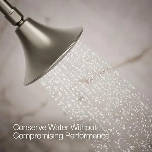 Kohler Forté Single-Function Showerhead 2.5 GPM | Corrosion Resistant Brushed Nickel thumbnail 5