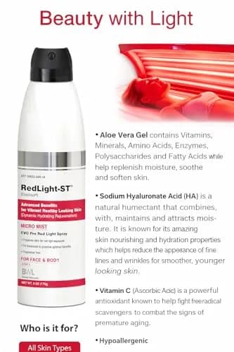 RedLight-ST Micro Mist EVO Pre Therapy Spray 178 ml (6.03 Fl Oz) | Skin Prep for Red Light Therapy thumbnail 5