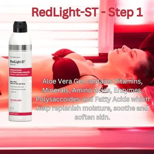 RedLight-ST Micro Mist EVO Pre Therapy Spray 178 ml (6.03 Fl Oz) | Skin Prep for Red Light Therapy thumbnail 8