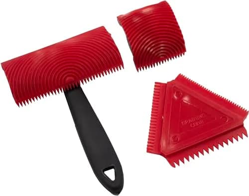 ALLWAY GT3 3-Piece Wood Graining Set | Create Realistic Wood Patterns on Any Flat Surface thumbnail 1