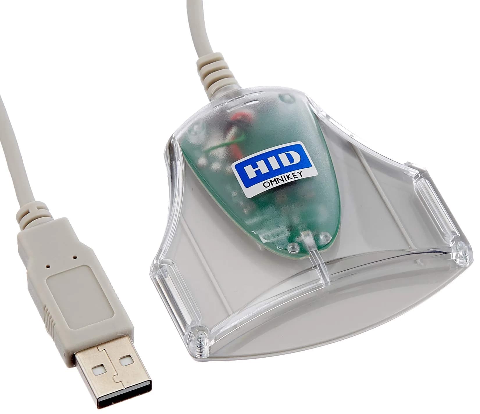 HID Global OMNIKEY 3021 USB Smart Card Reader Transparent | USB 2.0 Interface - main product image
