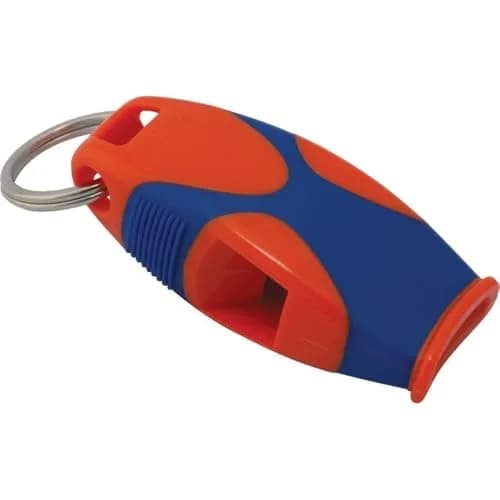 Fox 40 Sharx Whistle Orange/Blue | Loud, Durable, and Reliable for Sports and Safety thumbnail 1