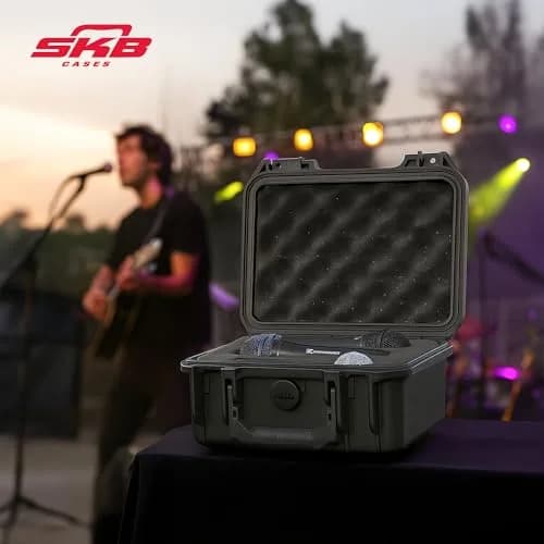 SKB 3I-0907-MC6 Injection-Molded Waterproof Mic Case for Six Microphones - Black | 2.3 kg (3.5 lb) Case thumbnail 5