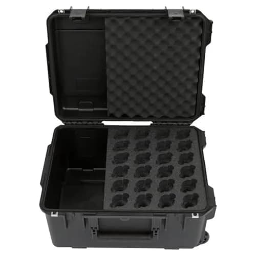 SKB Injection Molded Case w/Foam for 24 Mics | Waterproof, Heavy-Duty, Portable thumbnail 7