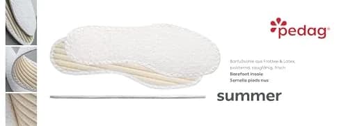 pedag Summer, Pure Terry Cotton Insoles | Absorbs Sweat & Controls Odor, Washable, US Men 15/ EU 48 thumbnail 5