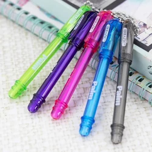 BAZIC PRODUCTS Palm Mini Ballpoint Pens, Key Chain, Black Ink, Medium, 5 Ct | Compact, Refillable, Dependable Performance thumbnail 5