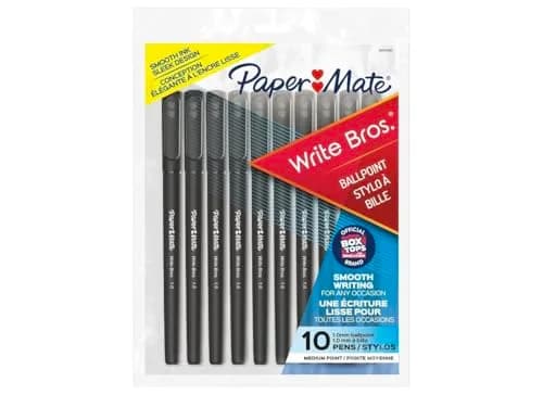 Paper Mate Ballpoint Pen Medium Point | Reliable Black Ink for Office & School thumbnail 2
