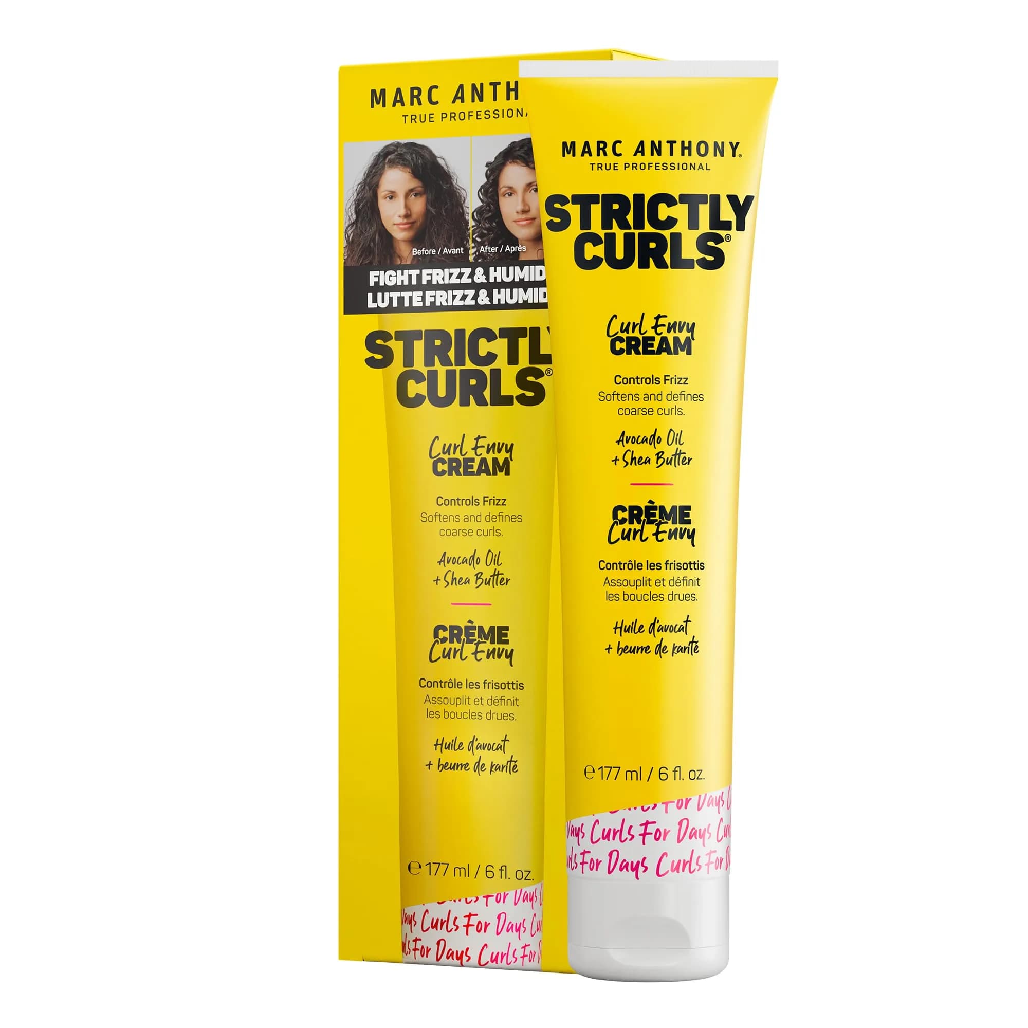 Marc Anthony Strictly Curls Envy, Curl Defining Cream for Curly & Wavy Hair | Moisture & Frizz Control (70-120 chars)