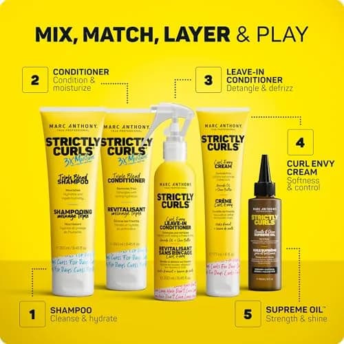 Marc Anthony Strictly Curls Envy, Curl Defining Cream for Curly & Wavy Hair | Moisture & Frizz Control (70-120 chars) thumbnail 7