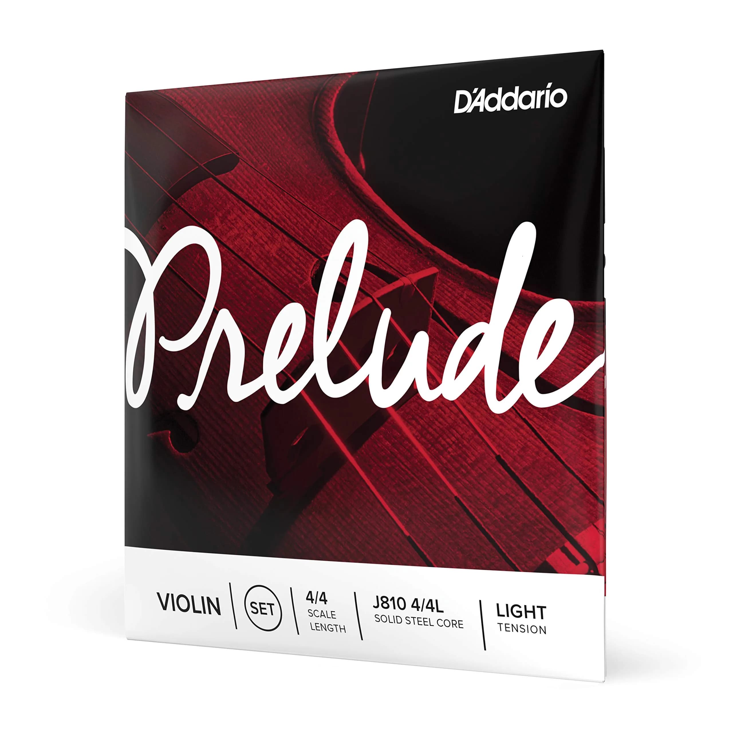 D'Addario Prelude Violin String Set 4/4 Scale Light Tension | Warm Tone & Durability - main product image