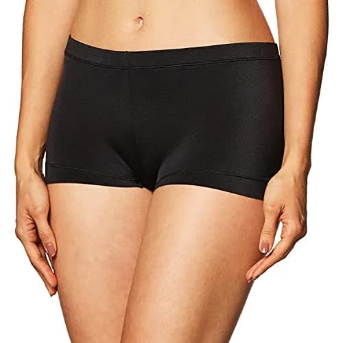 Maidenform Dream Microfiber Boyshorts Panties, Black, XL | Silky Soft, Full Coverage, Stretch Fit thumbnail 1