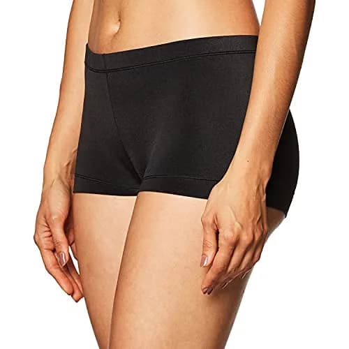 Maidenform Dream Microfiber Boyshorts Panties, Black, XL | Silky Soft, Full Coverage, Stretch Fit thumbnail 2