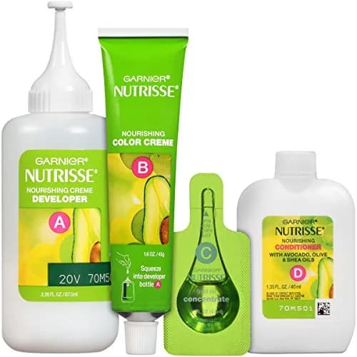 Garnier Nutrisse Nourishing Hair Color Creme, 66 True Red (Pomegranate) 74ml (2.51 Fl Oz) | Permanent Gray Coverage thumbnail 3