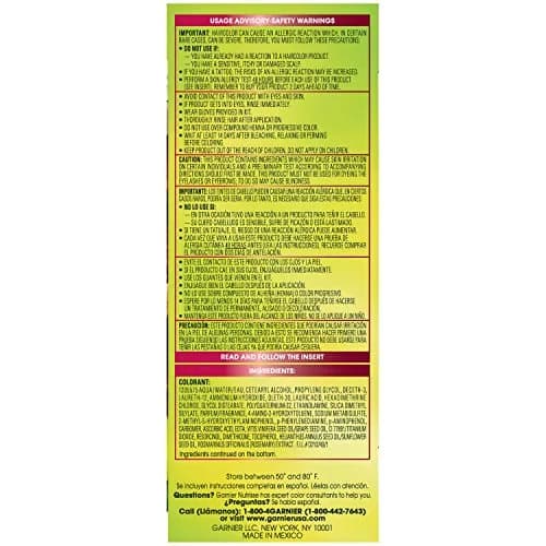 Garnier Nutrisse Nourishing Hair Color Creme, 66 True Red (Pomegranate) 74ml (2.51 Fl Oz) | Permanent Gray Coverage thumbnail 4