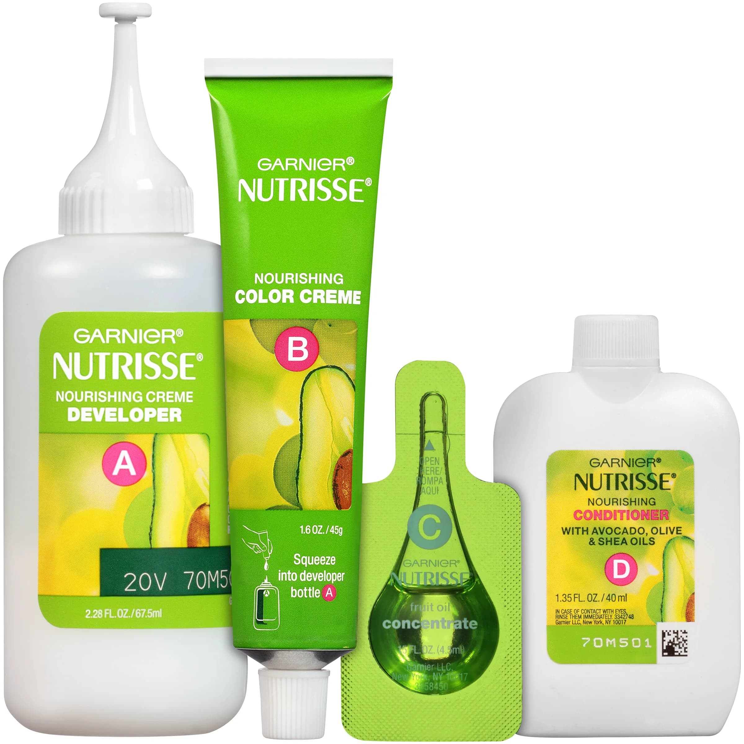 Garnier Nutrisse Nourishing Hair Color Creme, 66 True Red (Pomegranate) 74ml (2.51 Fl Oz) | Permanent Gray Coverage - view 3