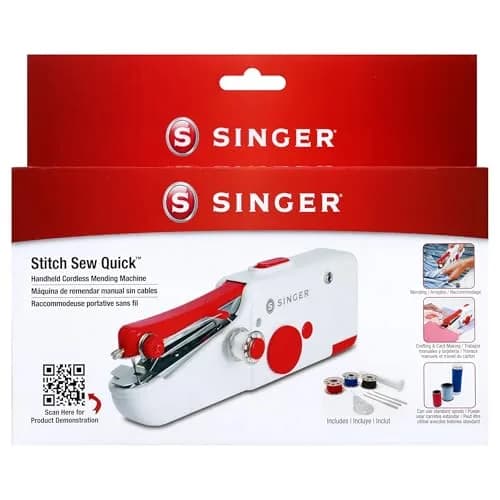 SINGER Stitch Sew Quick Portable Handheld Mending Machine | Lightweight & Cordless for Quick Repairs thumbnail 1