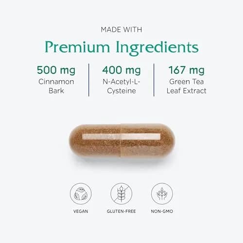 Vitanica OvaBlend, Hormone Balance Support, Vegan, 180 Capsules | Supports Ovulation & Endocrine Balance thumbnail 4