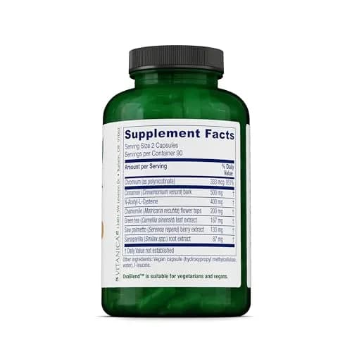 Vitanica OvaBlend, Hormone Balance Support, Vegan, 180 Capsules | Supports Ovulation & Endocrine Balance thumbnail 2