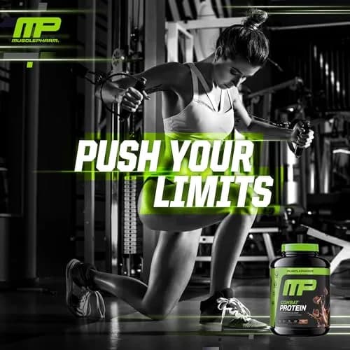 MusclePharm Combat Protein Powder, 4.2 lb | 25g Protein, Gluten Free, Chocolate Milk Flavor thumbnail 6