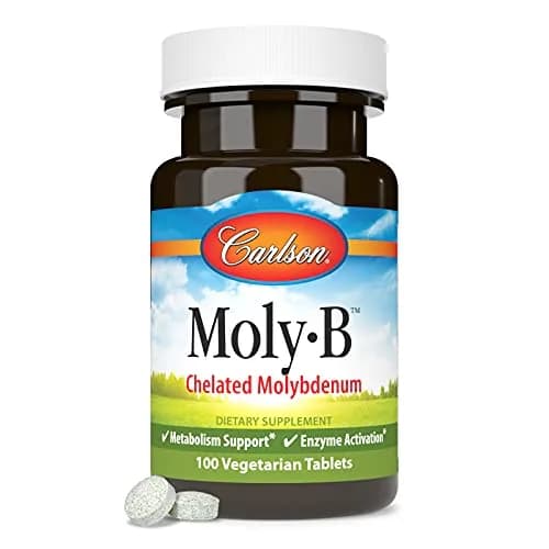 Carlson Moly-B, Metabolism Support, 100 Vegetarian Tablets | Supports Fat & Carbohydrate Metabolism thumbnail 5