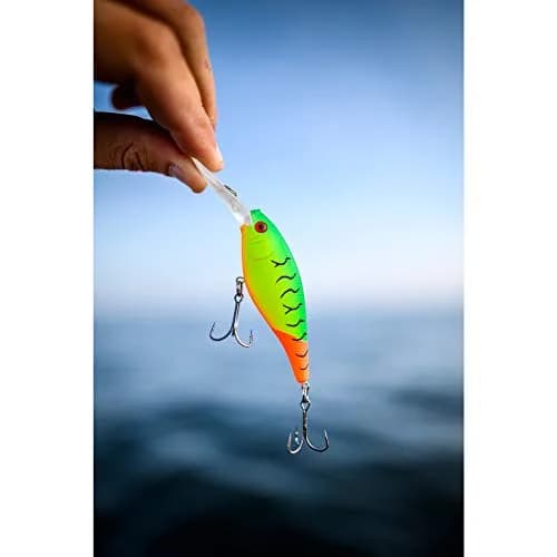 Berkley Flicker Shad Fishing Lure, Firetiger, 5/16 oz (8.8 g), 2 3/4in (7cm) | Realistic Crankbait with Fusion19 Hook thumbnail 7