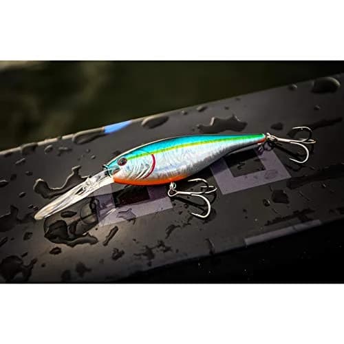 Berkley Flicker Shad Fishing Lure, Firetiger, 5/16 oz (8.8 g), 2 3/4in (7cm) | Realistic Crankbait with Fusion19 Hook thumbnail 8