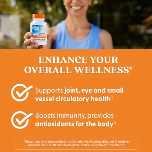 Doctor's BEST Curcumin Phytosome Supplement 1000 mg (60 Veg Caps) | Joint Health Support with Enhanced Bioavailability thumbnail 4