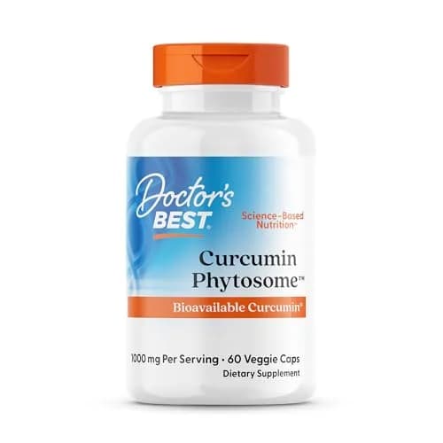 Doctor's BEST Curcumin Phytosome Supplement 1000 mg (60 Veg Caps) | Joint Health Support with Enhanced Bioavailability thumbnail 1