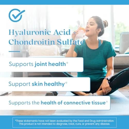 Doctor's BEST Hyaluronic Acid + Chondroitin Sulfate, 180 Veggie Capsules | Supports Skin & Joint Health thumbnail 4