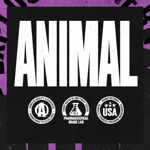 Animal PM Sleep Aid for Adults 30 Count | Non-Habit Forming Relaxation with Melatonin, L-Theanine, Zinc, Magnesium, GABA thumbnail 5