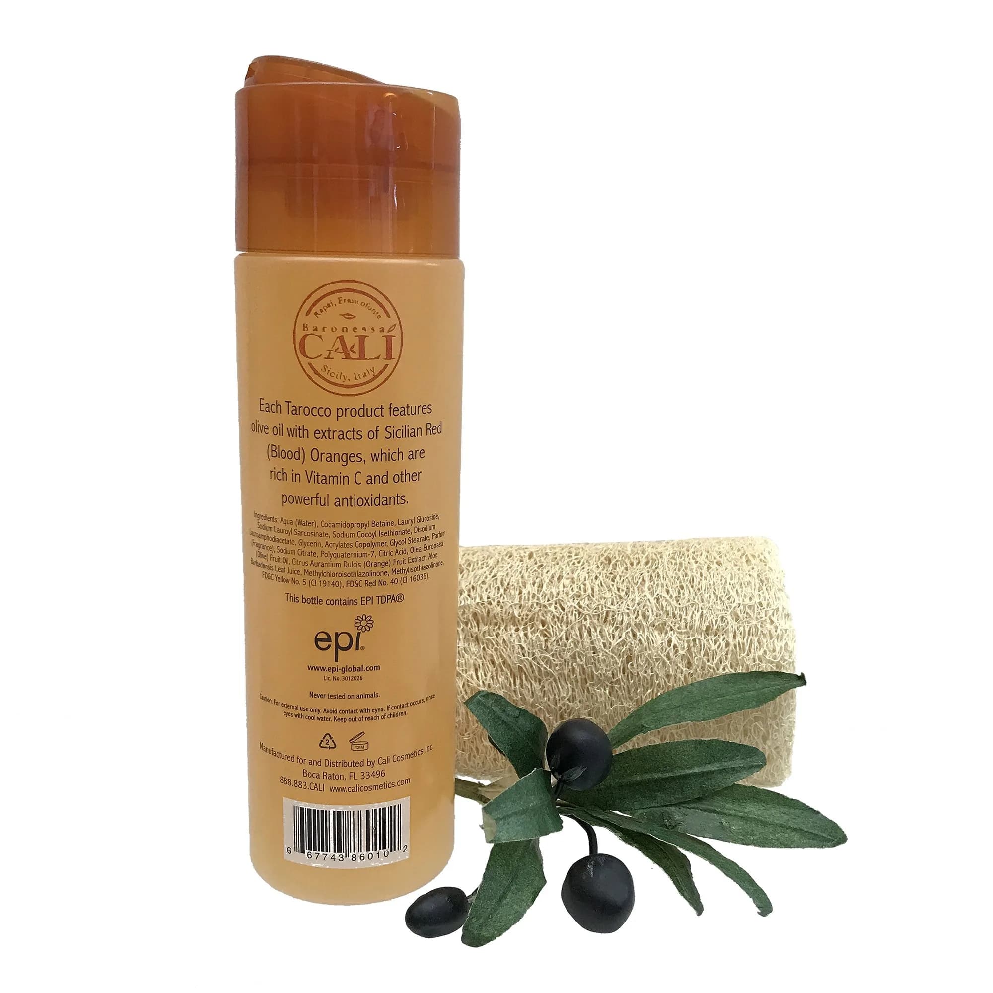 RAPSI, FRANCOFONTE BARONESSA CALI Tarocco Moisturizing Shampoo 256ml | Deeply Hydrates & Revitalizes Hair