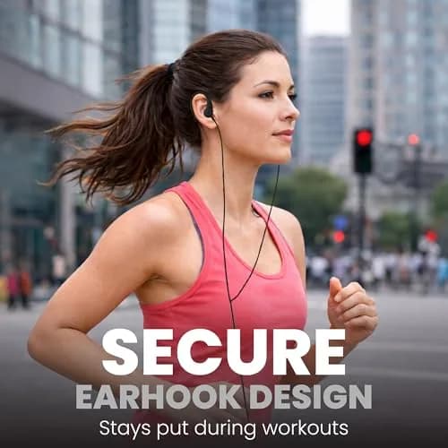 PHILIPS Headphones Black | Flexible Earhook, Wired, 3.5mm, 15mm Driver, 1.2m Cable, 1 Year Warranty thumbnail 5